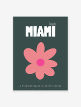 Miami Beach Poster, Miami Travel Print