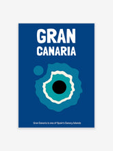 Gran Canaria Island Poster, Spain Travel Print