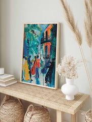 Colourful Mexican Jazz Fiesta Poster