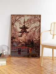 A Glimpse Of Ueno Park Poster by Hiroshi Yoshida, Hiroshi Yoshida Print