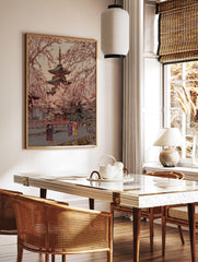 A Glimpse Of Ueno Park Poster by Hiroshi Yoshida, Hiroshi Yoshida Print