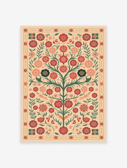 Indian Floral Poster