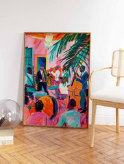 Retro Jazz Music Poster
