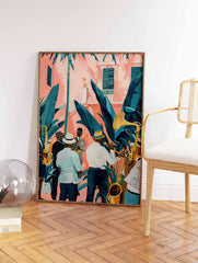 Retro Jazz Music Poster
