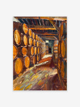 Wine Barrels Poster