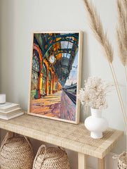 Railway Station Poster