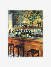 Cocktail Bar Illustration Poster