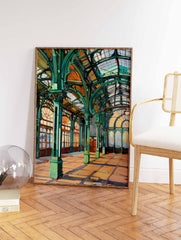 Railway Station Poster