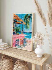 Bar by the Beach Poster