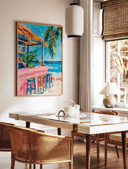 Bar by the Beach Poster