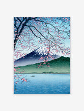Mt. Fuji from Kishio Poster by Kawase Hasui, Kawase Hasui Print