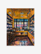 Vintage Book Store Poster