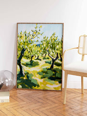 Olive Tree Poster