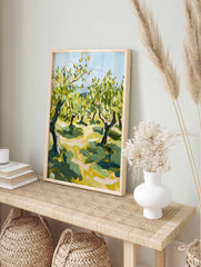 Olive Tree Poster