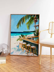 Bar by the Beach Poster