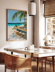 Bar by the Beach Poster