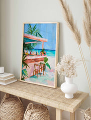 Bar by the Beach Poster