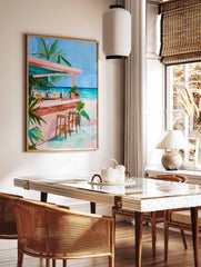 Bar by the Beach Poster