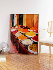 Indian Spice Market Poster