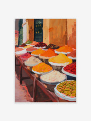 Indian Spice Market Poster