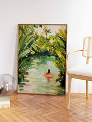 Bathing Female Poster