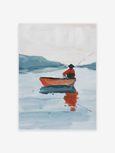 Man Fishing Poster
