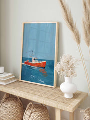 Fishing Boat Poster