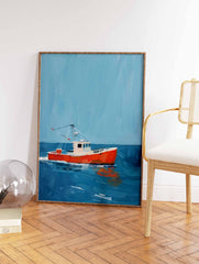 Fishing Boat Poster