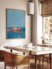 Fishing Boat Poster