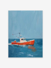 Fishing Boat Poster