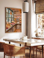 Vintage Food Store Poster