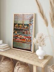 Vintage Food Store Poster