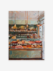 Vintage Food Store Poster