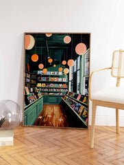Vintage Record Shop Poster