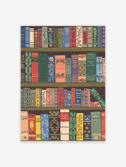 Vintage Bookshelf Poster