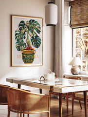 Monstera Plant Poster