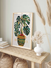 Monstera Plant Poster
