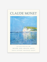 Low Tide At Pourville Poster by Claude Monet, Claude Monet Print
