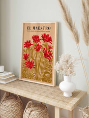 Mexican Cactus Poster