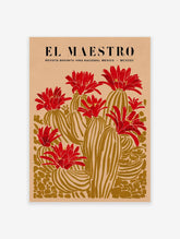 Mexican Cactus Poster