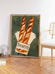 Baguette Food Poster