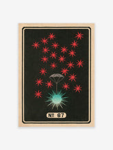 Vintage Japanese Firework Poster, Japanese Space Print