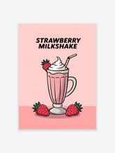 Strawberry Milkshake Poster