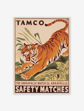 Tamco Tiger Matchbox Poster
