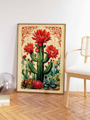 Mexican Cactus Poster
