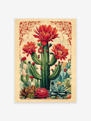 Mexican Cactus Poster
