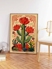 Mexican Cactus Poster