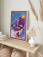 Libra Star Sign Poster
