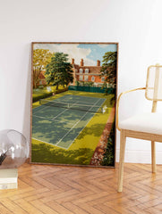 Tennis Court Poster
