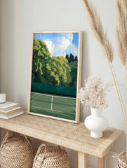 Tennis Court Poster